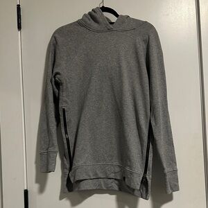 Varley Gray Hoodie with Side Zippers